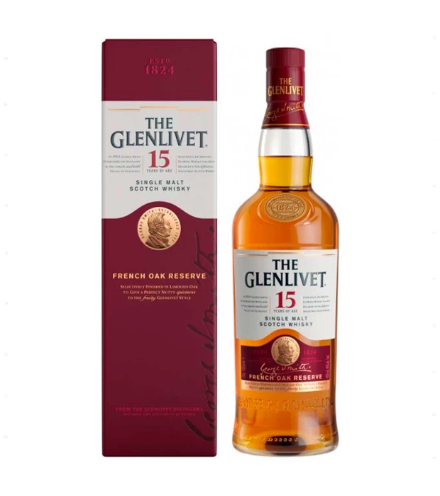 Виски The Glenlivet 15 лет 0,7 л 40% в коробке