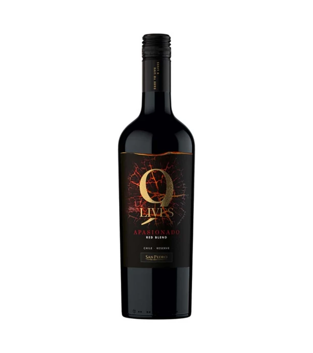 Вино Gato Negro 9 Lives Reserve Apasionado червоне сухе 0,75л 13,8%