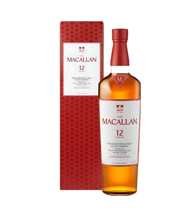 ウイスキー Macallan 12 Year Old Sherry Oak 700ml The Macallan Sherry Oak 12 Years Old Single Malt | Alko