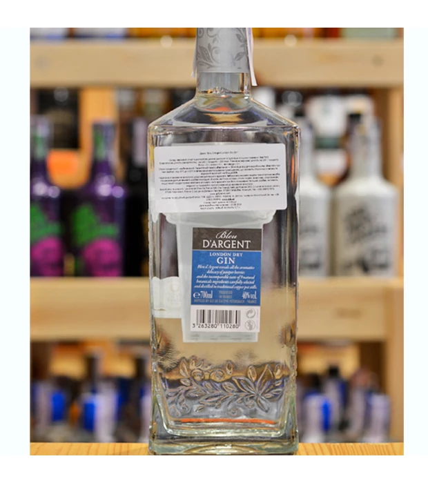 Джин Bleu D'Argent London Dry Gin 0,7 л 43,50% купить