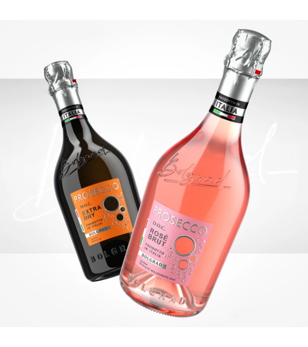 Вино ігристе Prosecco Rose Brut DOC 0,75л 11% купити