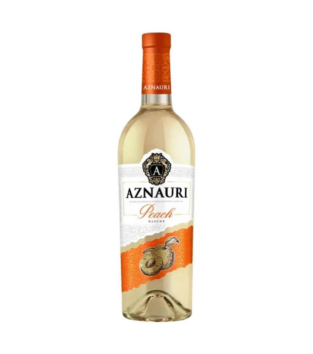 Вино Aznauri Персик белое сладкое 0,75л 9-13%