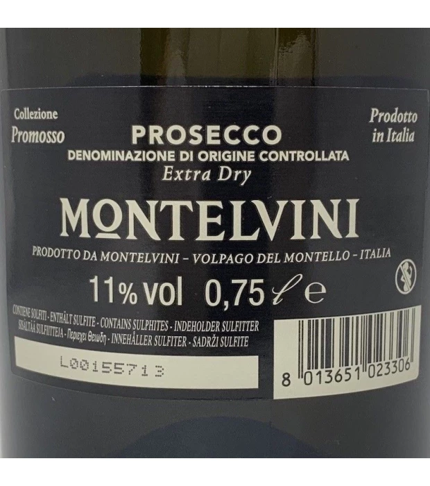 Вино ігристе Prosecco DOC Extra Dry White сухе Promosso 0,75 л 11,50% купити