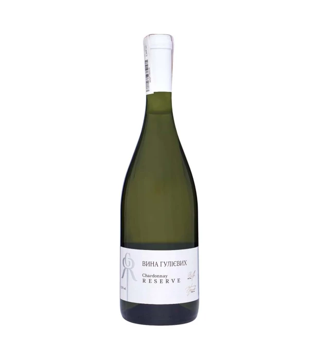 Вино Вина Гулієвих Chardonnay Reserve сухе біле 0,75л 11,4%