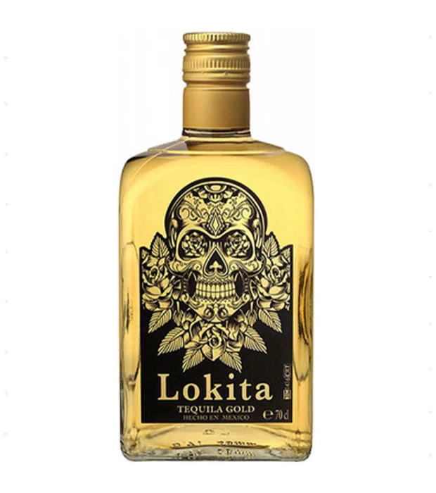Текила мексиканская Lokita Gold 0,7л 35%