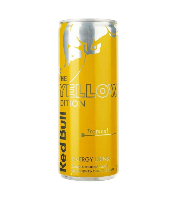 Энергетический безалкогольный напиток Red Bull Yellow Edition Tropical Fruit 0,25л
