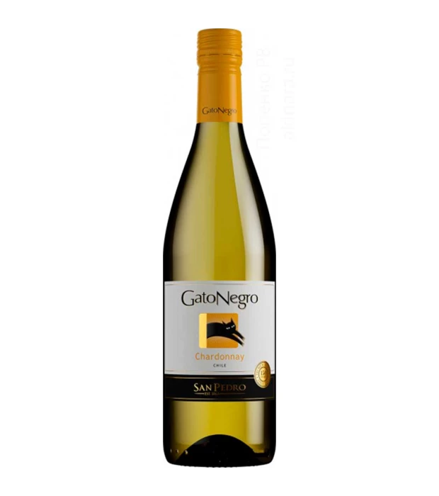 Вино Gato Negro Chardonnay біле сухе 0,75л 13,5%