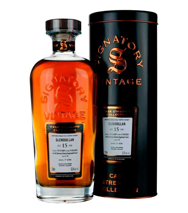 Виски односолодовый Glendullan Cask Strength Signatory 2009 0,7л 55,5%