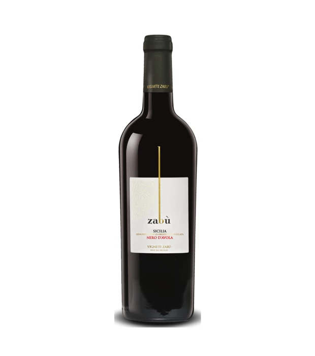 Вино Vigneti Zabu Nero d'Avola Sicilia красное сухое 0,75л 13,5%