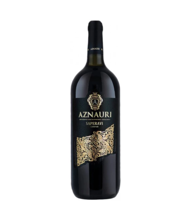 Вино Aznauri Saperavi красное сухое 1,5л 9,5-14%
