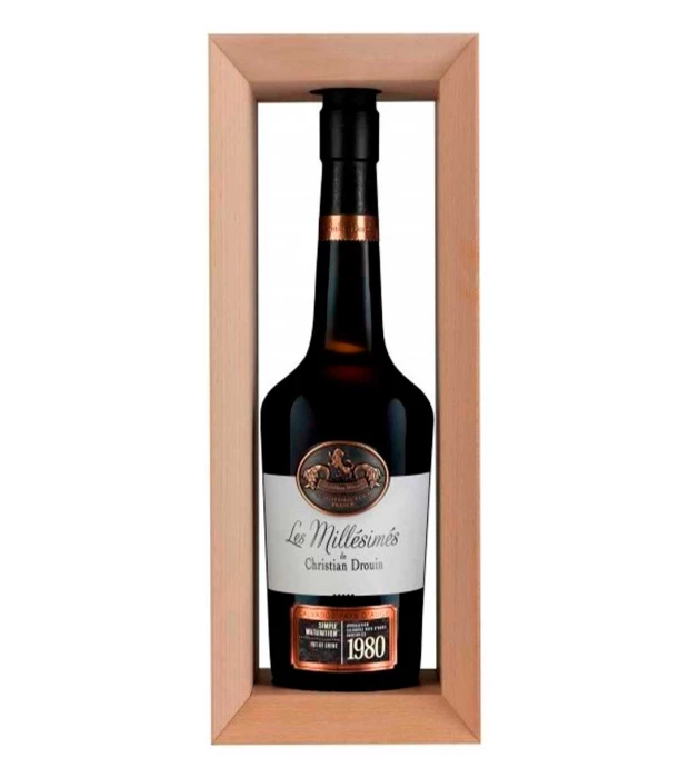 Кальвадос Кер де Лион Пеи д'Ож 1980, Calvados Christian Drouin 0.700 (деревянная коробка) 0,75л 42%