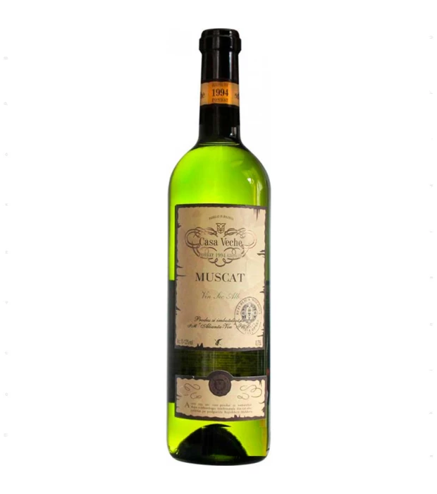 Вино Casa Veche Muscat біле сухе 0,75л 10-12%