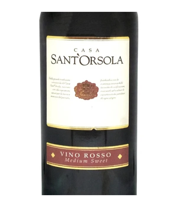 Вино SantOrsola Vino Rosso красное полусладкое 0,75л 11% купить