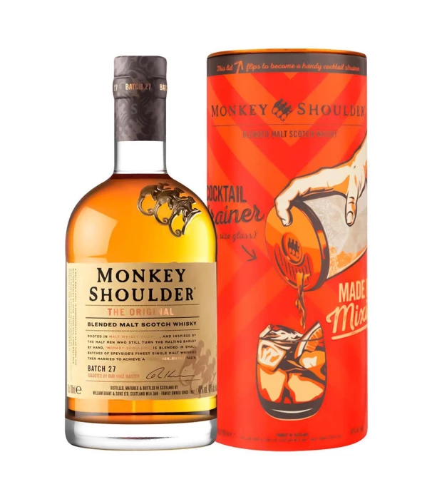 Віскі Monkey Shoulder тубус шейкер 0,7 л 40%