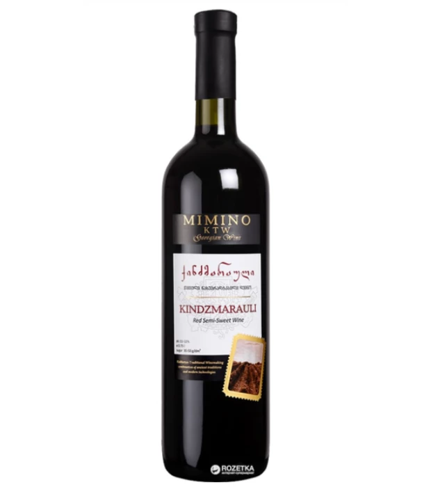 Вино Mimino Киндзмараули красное полусладкое 0,75л 11-12%