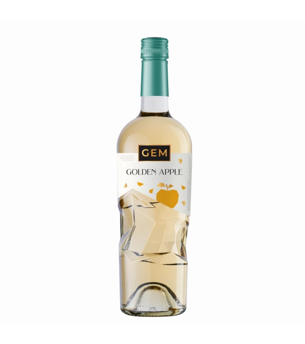 Напиток винный слабоалк. GEM Golden Apple газированный полусладкий белый (2558) 0,75л 6,9%