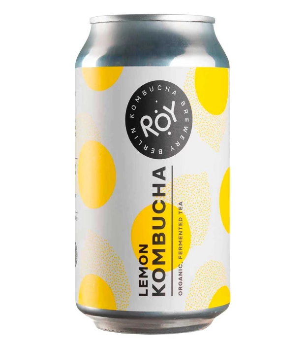 Комбуча Лимон органічна ROY Kombucha 330мол