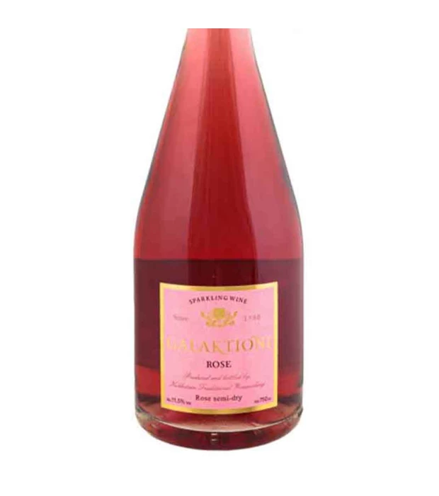 Вино игристое Galaktioni Резерв розовое полусухое 0,75л 11-12% купити