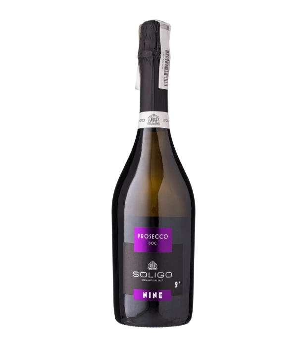 Вино ігристе сухе біле Soligo Nine Prosecco DOC Dry 0,75л 11,5%