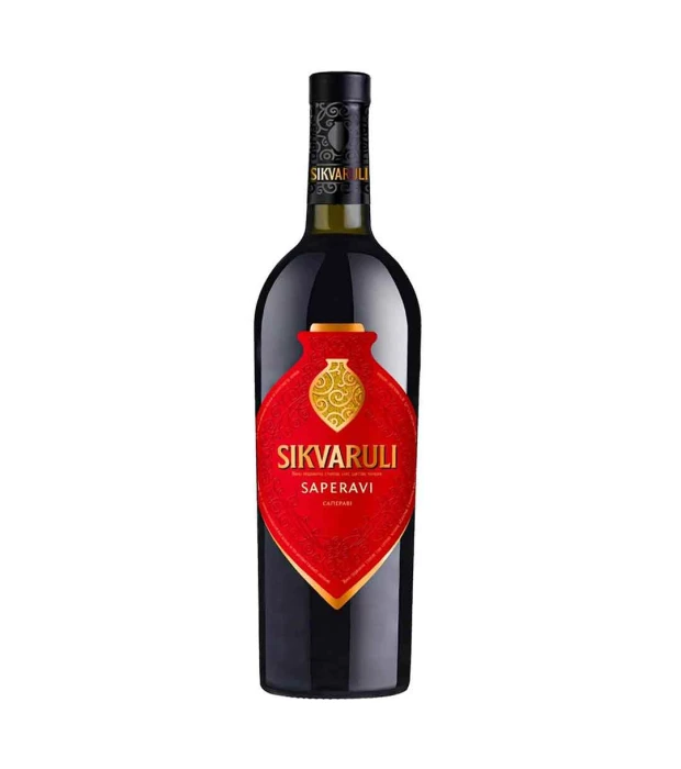 Вино Sikvaruli Сапераві червоне сухе 0,75л 10,5-12%