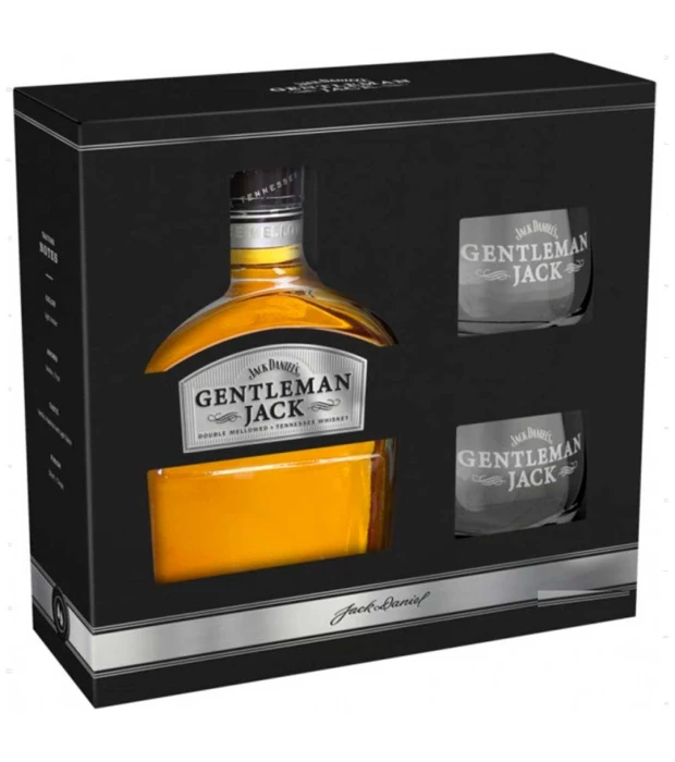 Віскі Jack Daniel's Gentleman Jack 0,7л 40% з келихами
