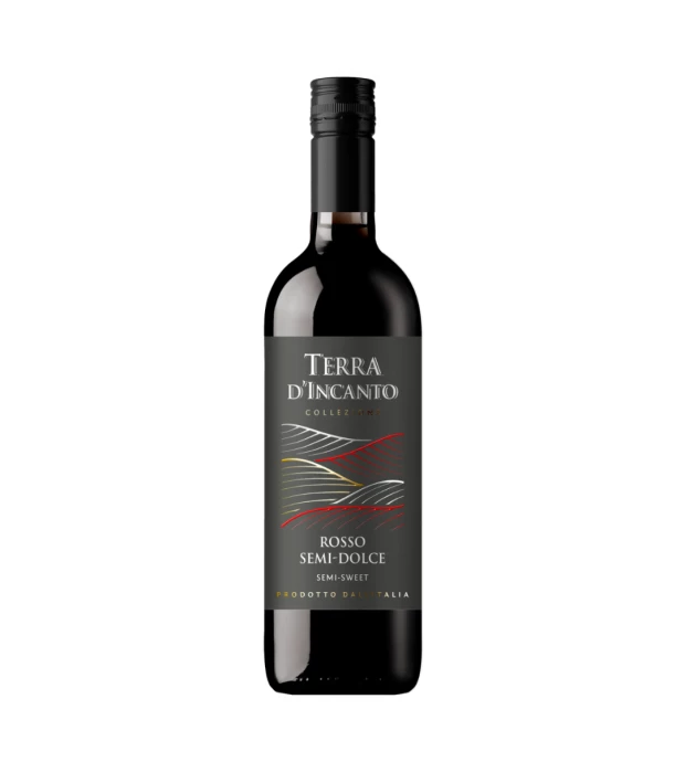 Вино Terra d'lncante Rosso Semi sweet полусладкое красное 0,75л 12%