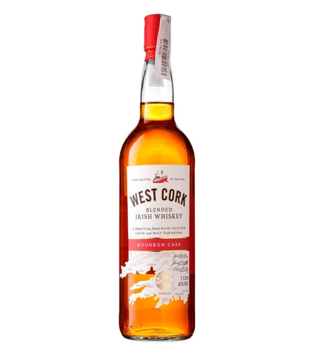 Віскі бленд West Cork Bourbon Cask 1л 40%