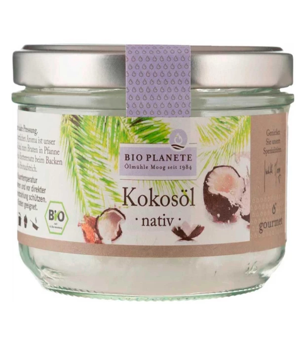 Масло кокосовое нерафинированное органическое Bio Planete 200мл