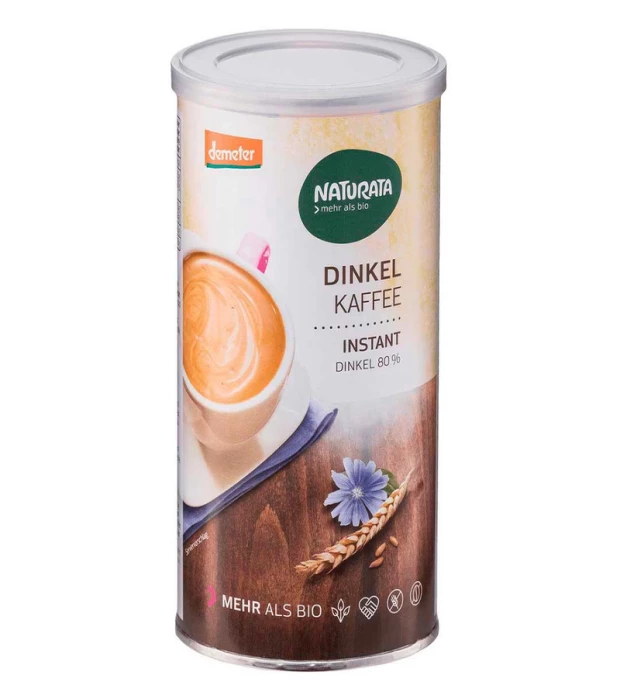 Замінник кави Спельта з цикорієм розчинна органічна Naturata 75 г