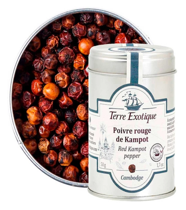 Перець Red Kampot з Камбоджі Terre Exotique 50г