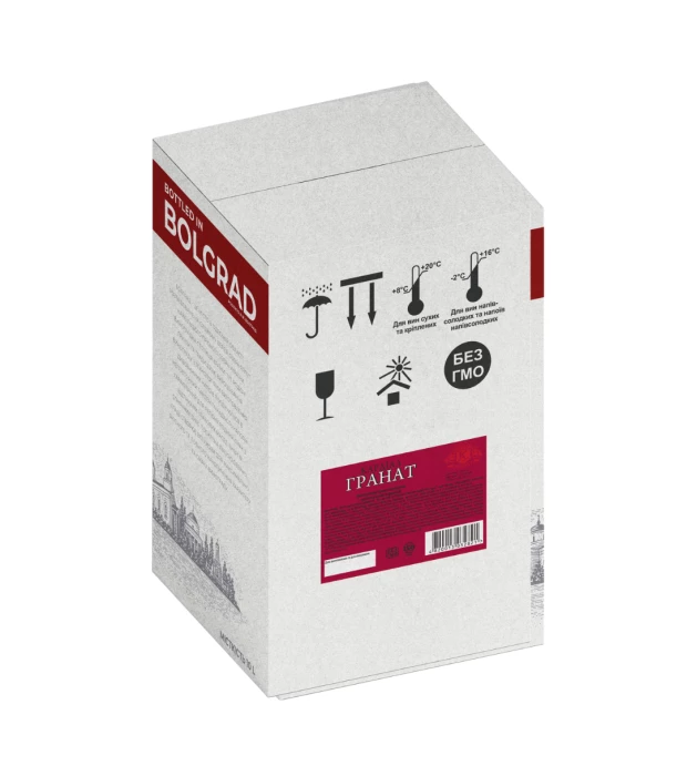 Винный напиток Болград Кардиал Гранат красный 10л 9-12% купить