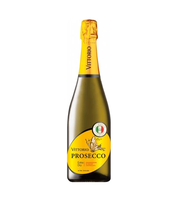 Вино ігристе Vittorio Prosecco Doc Spumante Extra Dry біле екстрасухе 0,75л 11%