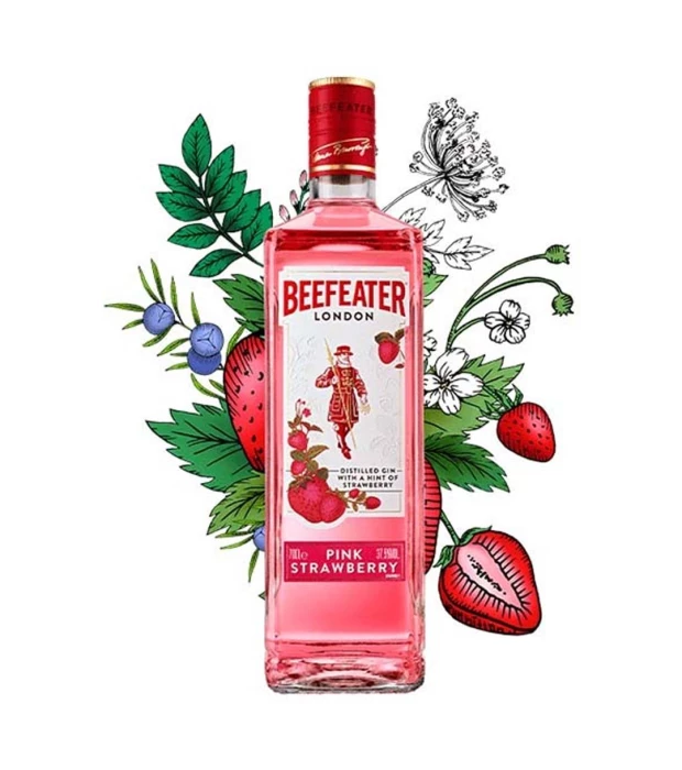 Джин Beefeater Pink Strawberry 0,7 л 37,5% купить