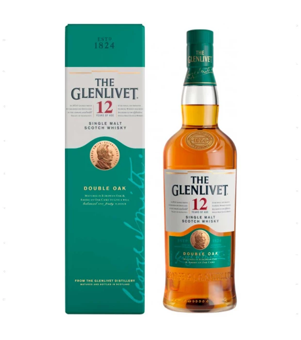 Виски The Glenlivet 12 лет выдержки в коробке 0,7л 40%