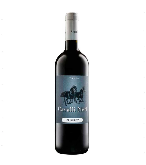 Вино Cavalli Neri Primitivo Puglia IGT 2015 красное сухое 0,75л 13,5%