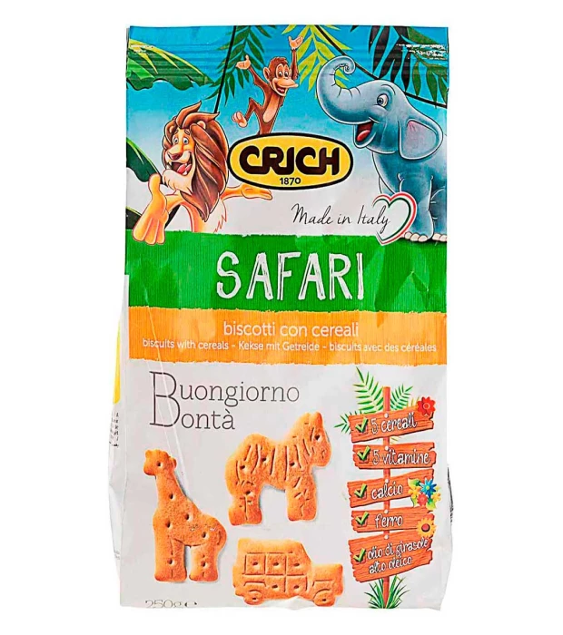 Печенье Сафари со злаками Crich 250г