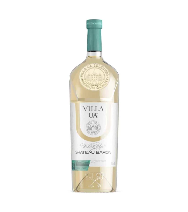 Вино Villa UA Shateau Baron белое полусладкое 1,5л 10-13%