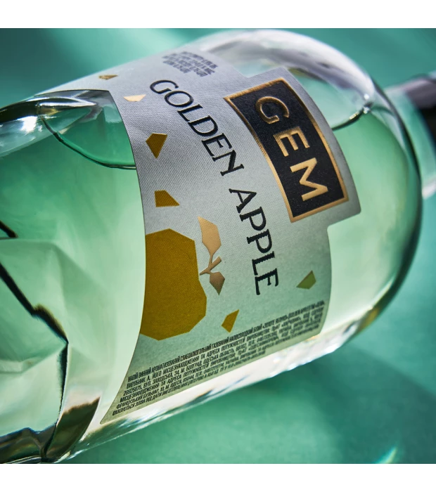 Напиток винный слабоалк. GEM Golden Apple газированный полусладкий белый (2558) 0,75л 6,9% купить