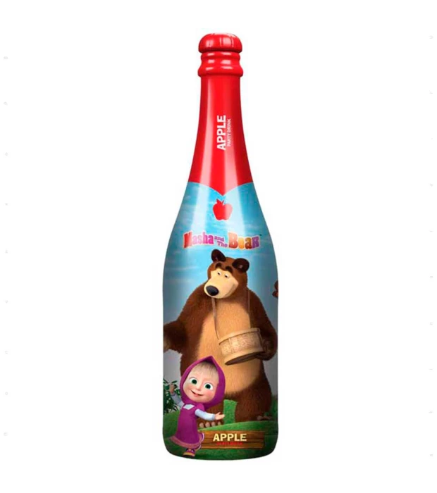 Детское шампанское Royal Sekt Masha and The Bear безалк. со вкусом яблока 0,75л 0%