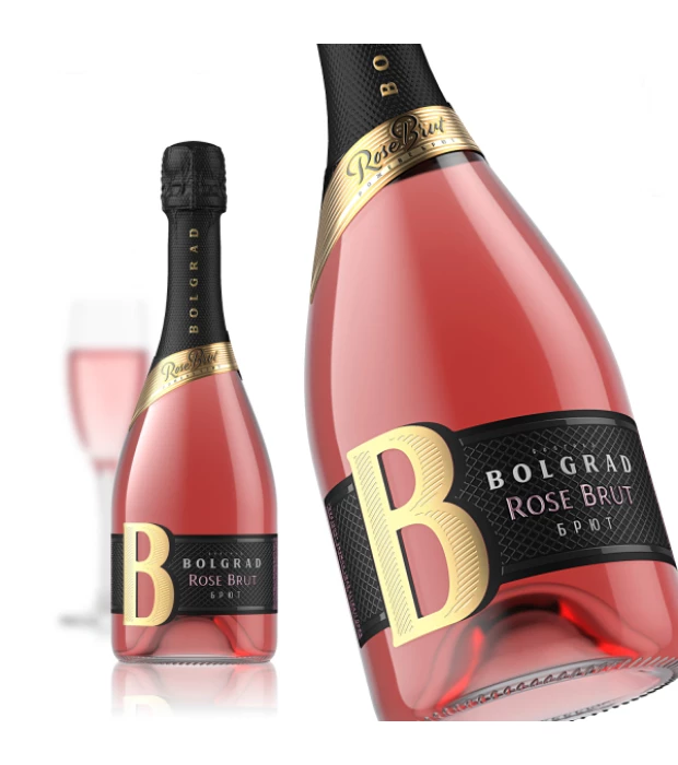 Вино ігристе Bolgrad Rose рожеве брют 0,75л 10-13,5% купити