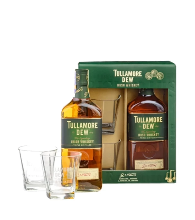 Виски бленд Tullamore D.E.W. Original 0,7л 40% + 2 бокала купить
