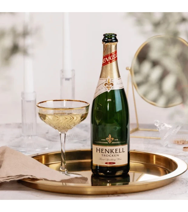 Вино игристое Henkell Trocken белое сухое 0,75л 11,5% купить