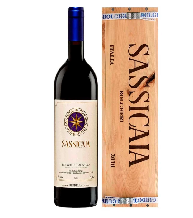 Вино червоне сухе Sassicaia 2010 Tenuta San Guido 1,5л 14%