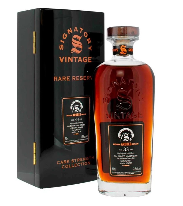Віскі односолодовий Ardbeg 33 years old Symington's Choice Signatory 0,7л 52,6%