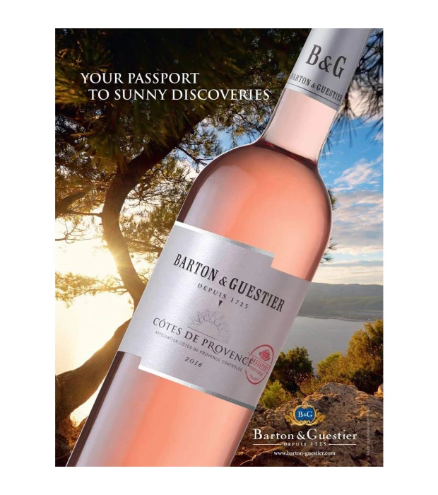 Вино Barton & Guestier Cotes de Provence Passeport розовое сухое 0,75л 13% купить