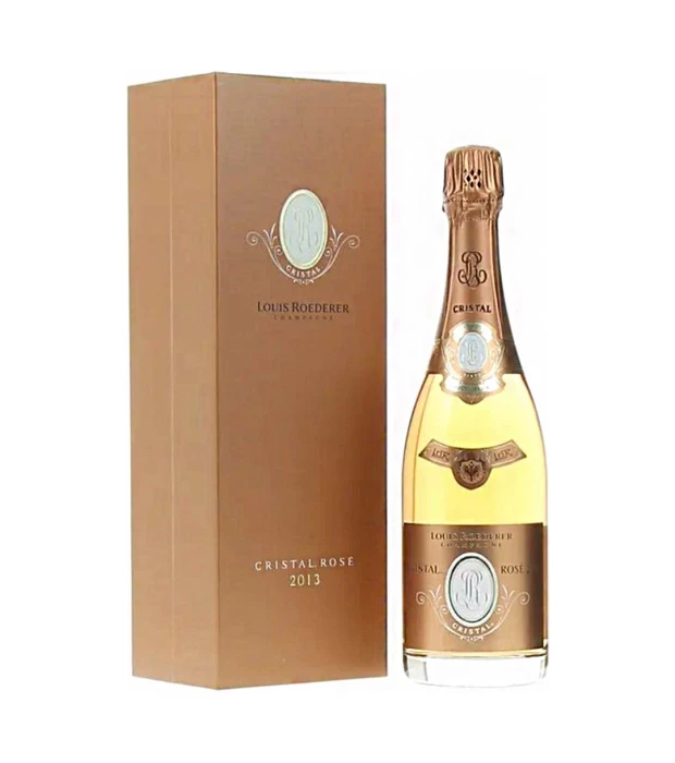 Шампанське Louis Roederer Cristal Rose Vintage Gift Box 2013 рожевий брют 0,75л 10,6-12,9%