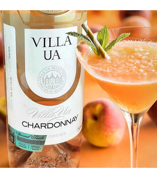 Вино Villa UA Chardonney белое сухое 0,75л 9,5-13% купить
