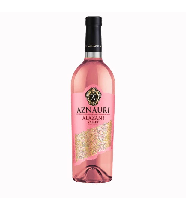 Вино Aznauri Rose рожеве напівсолодке 0,75л 9-13%