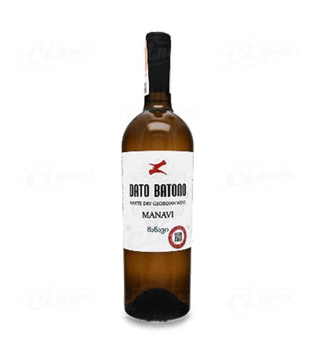 Вино Dato Batono Манави белое сухое 0,75л 11-12%