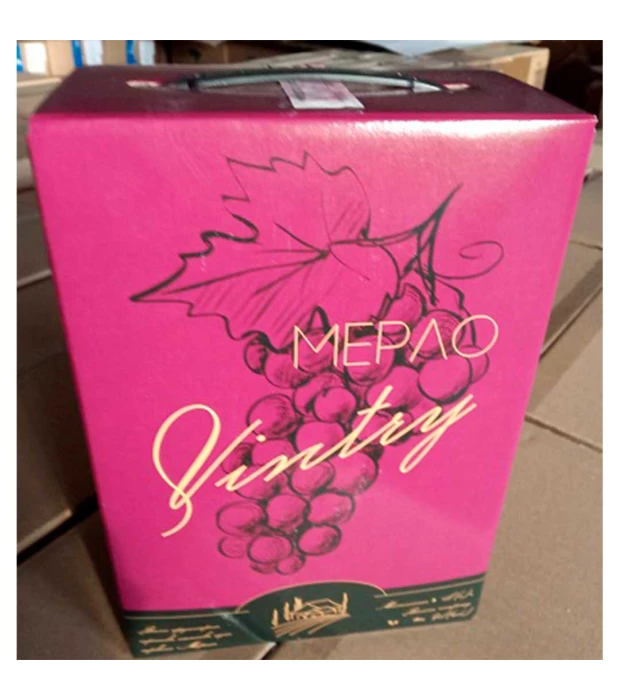 Вино Vintry Merlot червоне сухе 3л 14%
